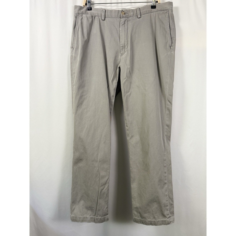 Polo Ralph Lauren‎ Flat Front Classic Fit Chino Pants Light Grey Mens 38x32